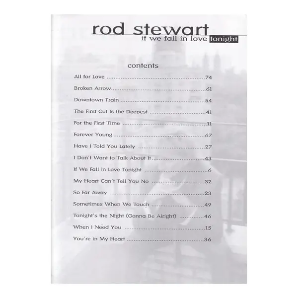 If We Fall In Love Tonight - Rod Stewart