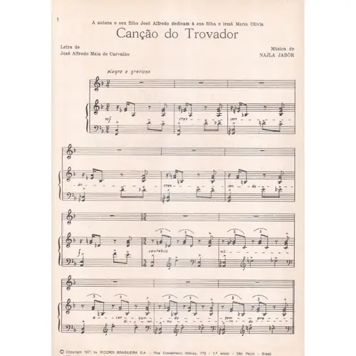 Canção Do Trovador