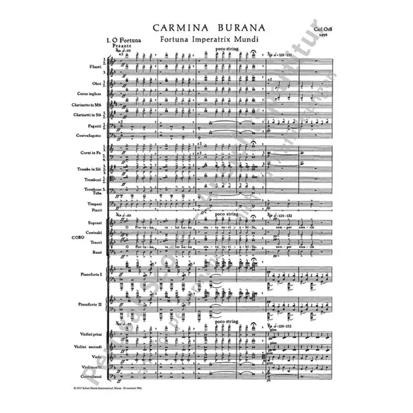 Carmina Burana - Full Score