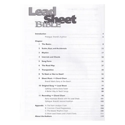 Lead Sheet Bible