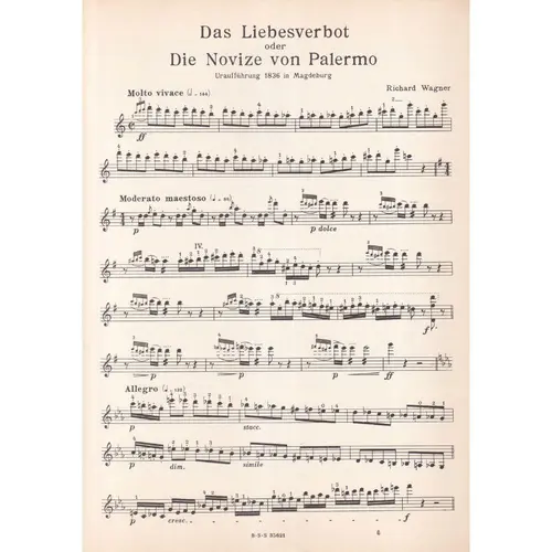 Orchesterschule Fur Geiger - Vol.3 - Opern  (Edição Antiga)