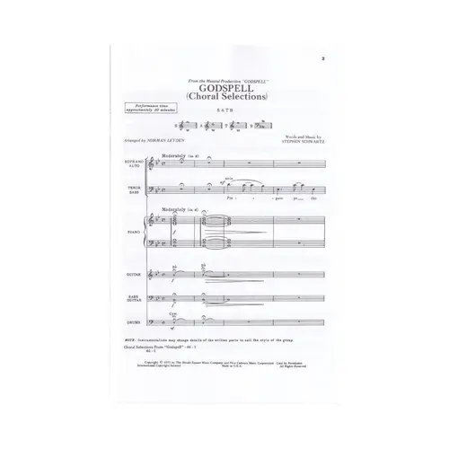 Godspell - Choral Selection