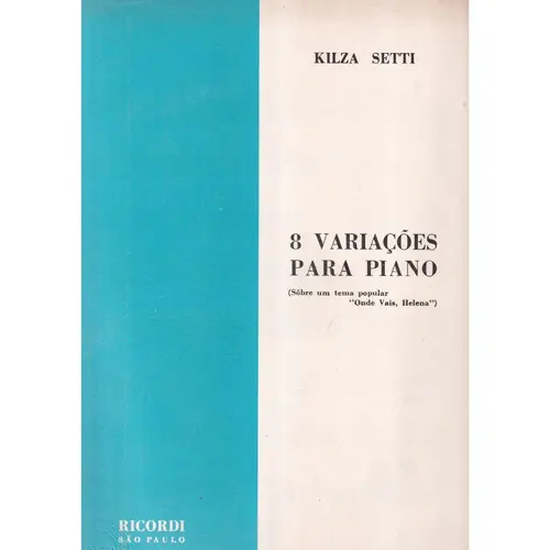 8 Variações Para Piano