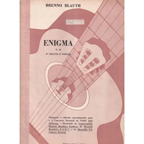 Enigma Para Flauta E Violao -T 49