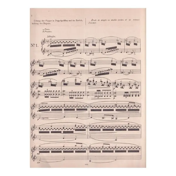 10 Etudes - Le Mecanisme Du Violon  (Edição Antiga)