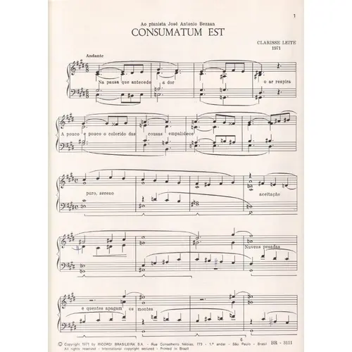 Consumatum Est