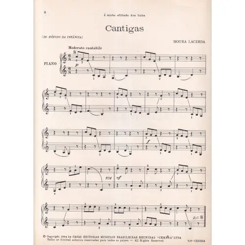 Cantigas E Marchinhas Garbosa  (Edição Antiga)