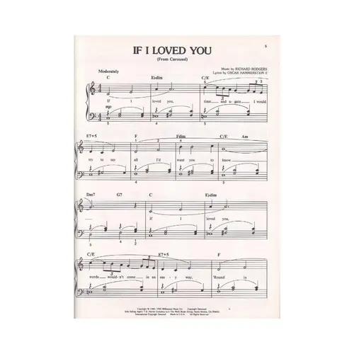 The Barbara Streisand - Broadway Album  - Piano
