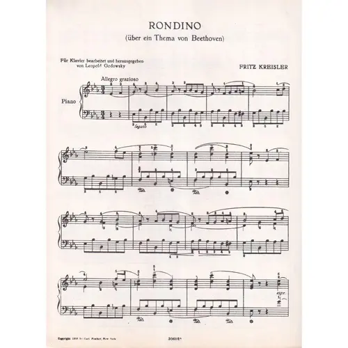 Rondino On A Theme By Beethoven