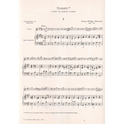 Sonate A Dur