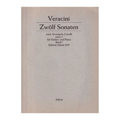 Zwolf Sonaten Nach Arcangelo Corelli - Op. 5 - Vol.1