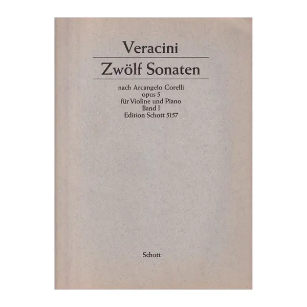 Zwolf Sonaten Nach Arcangelo Corelli - Op. 5 - Vol.1