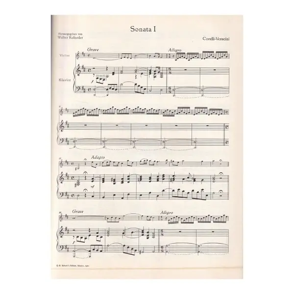 Zwolf Sonaten Nach Arcangelo Corelli - Op. 5 - Vol.1