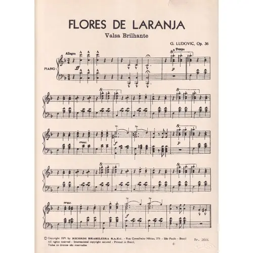 Flores De Laranja - Op. 36
