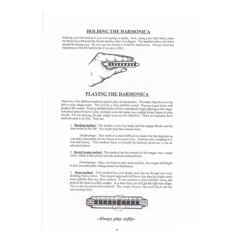 The Perfect Harmonica Method For Classroom Or Individual Study