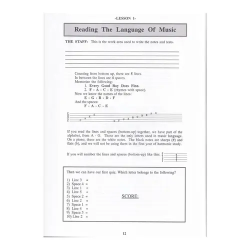 The Perfect Harmonica Method For Classroom Or Individual Study