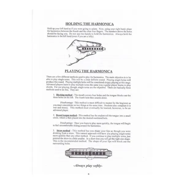 The Perfect Harmonica Method For Classroom Or Individual Study