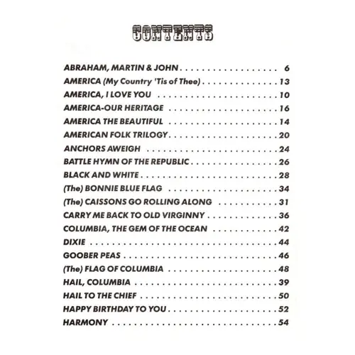 All-American Patriotic Songbook