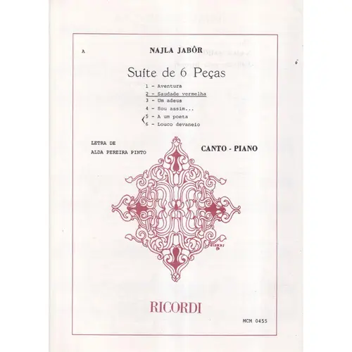 Saudade Vermelha - Suite De 6 Peças N.2