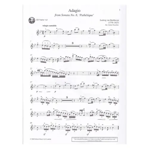 Classical Play-Along Violin - Schott Master Play-Along Series