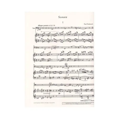 Sonata For Bass Tuba