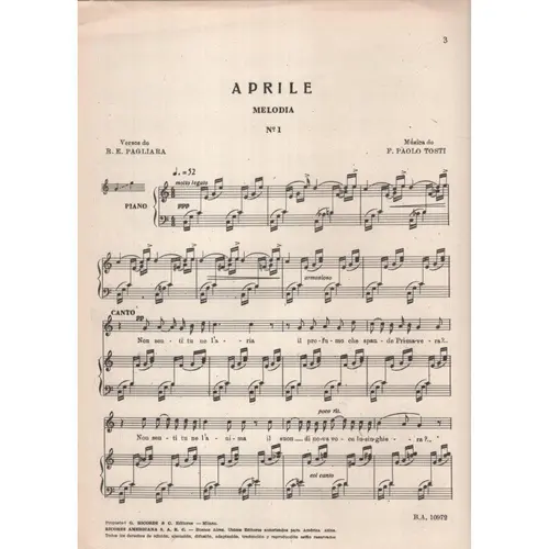 Aprile - Melodia - N.1