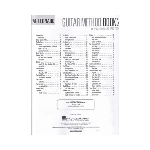 Hal Leonard Guitar Method - Vol.2