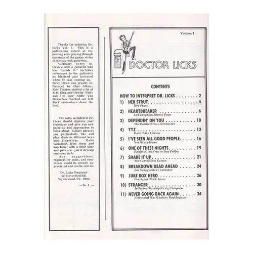 Doctor Licks - Vol.1  +K7