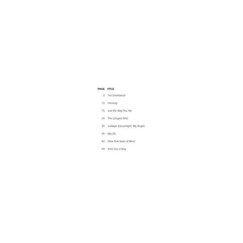 Billy Joel Hits - Piano Play-Along Vol.62