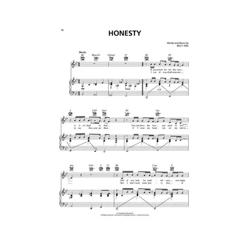 Billy Joel Hits - Piano Play-Along Vol.62