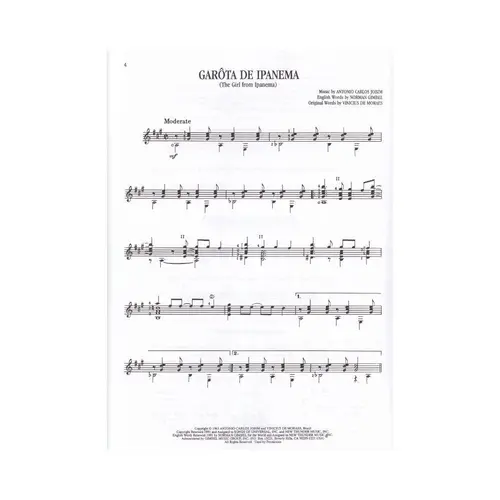 Authentic Brazilian Bossa Nova Guitar Arrangements