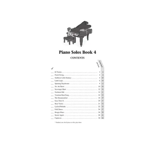Piano Solos - Book 4