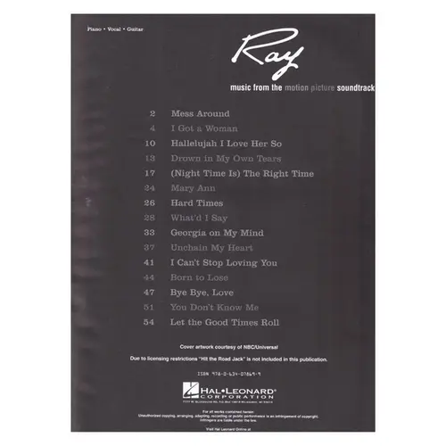 Ray - Music From The Motion Picture Soundtrack