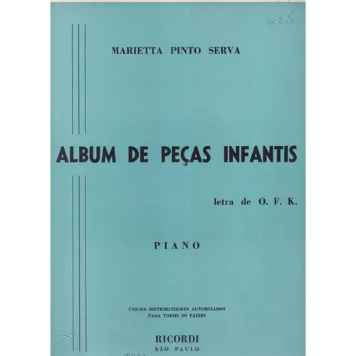 Album de peças infantis  (Edição Antiga)