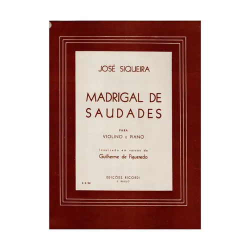 Madrigal De Saudades