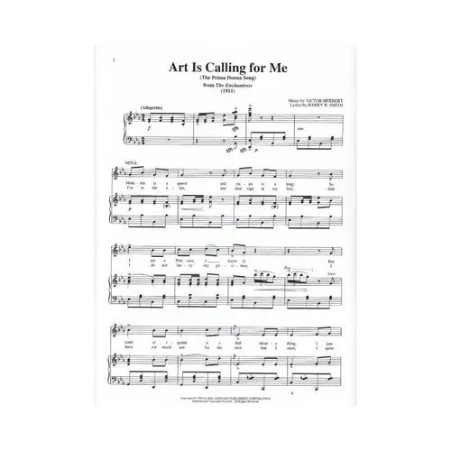 Art Is Calling For Me (The Prima Donna Song)