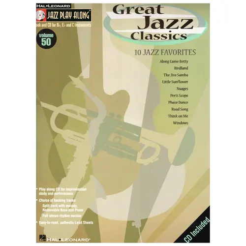 Great Jazz Classics - Jazz Play Along Vol. 50
