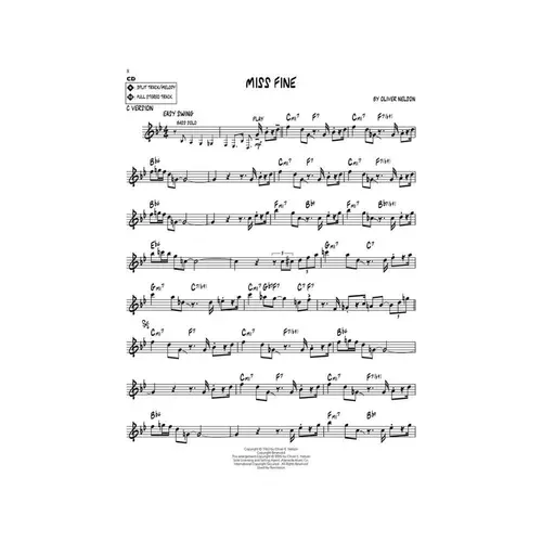 Oliver Nelson - Jazz Play Along Vol.44