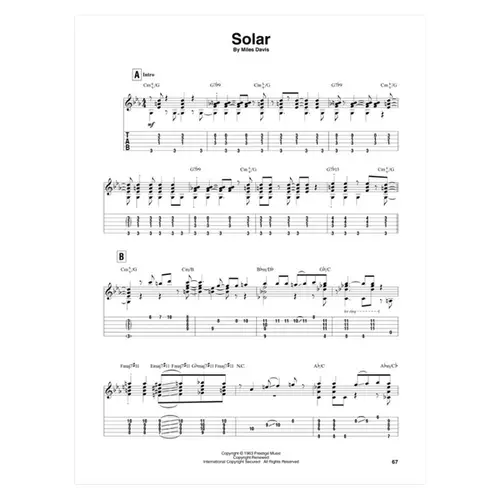 Miles Davis For Solos Guitar