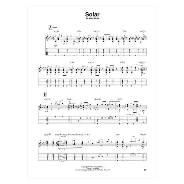 Miles Davis For Solos Guitar