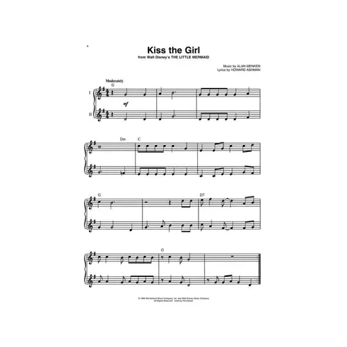 Disney Movie Favorites For Recorder