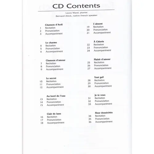 Favorite French Art Songs Vol.2  (Low Voice)