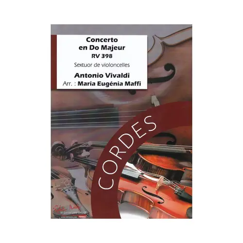 Concerto En Do Majeur Rv 398 - Cellos Sextet ( Score+Parts)