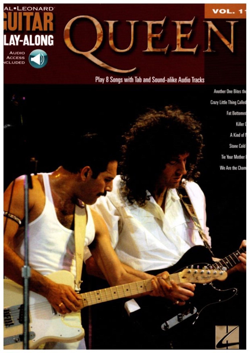 The Best Of Queen For Guitar, Livro de canções