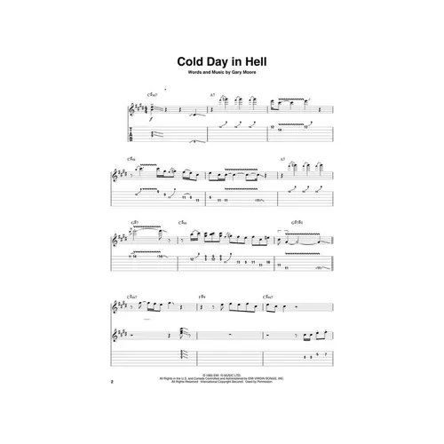 Gary Moore - Guitar Play-Along Volume 139