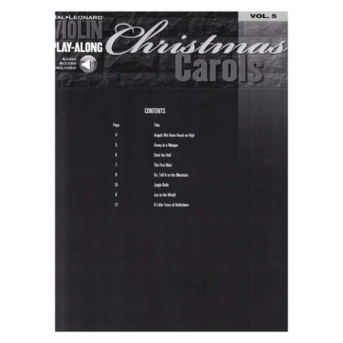 Christmas Carols - Violin Play-Along Vol.5
