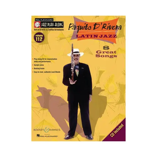 Paquito D`Rivera - Latin Jazz - Jazz Play Along Vol.112