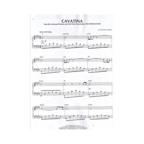 Movie Classics For Piano - Piano Solo