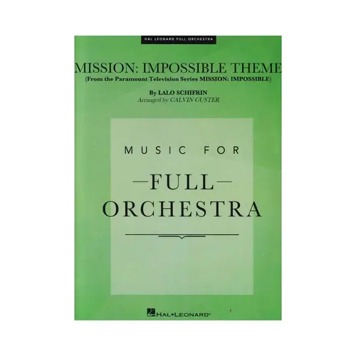 Mission - Impossible Theme-  Full Orchestra - Score & Parts
