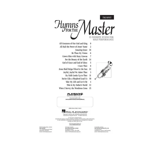 Hymns For The Master - Trumpet